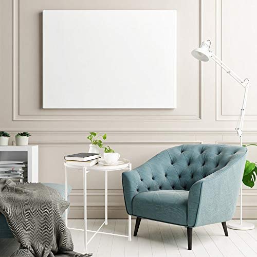 danpinera End Table, Side Table Metal Waterproof Small Circular Bedside Table with Round Removable Tray for Living Room Bedroom Bathroom Balcony and Office (Milky White)