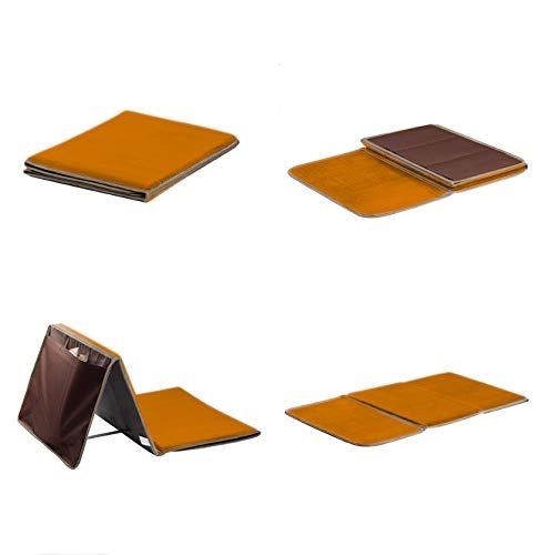 ZenHeart Floor Chair with Back Support - Portable Meditation Chair with Padded Surface - Foldable Yoga Mat for Indoors & Outdoors Prayer Mat