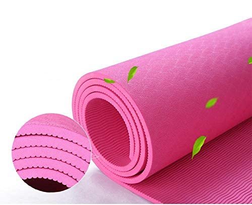 TPE Yoga Exercise Thick Non-slip Folding Gym Fitness Floor Play Mat, 8 mm