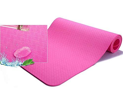 TPE Yoga Exercise Thick Non-slip Folding Gym Fitness Floor Play Mat, 8 mm