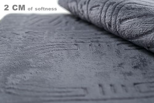 Foldable meditation mat with back rest prayer rug with back support folding floor chair padded sofa chair (gray), grey