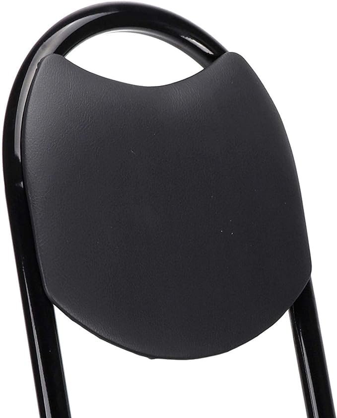bunca Portable Folding Chair for Prayer, Trip, Living Room, Dining Room, Black