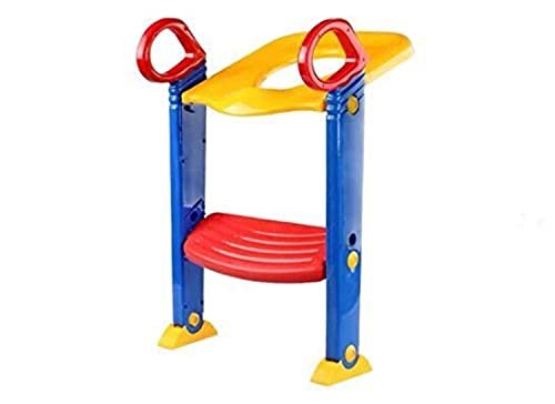 Bambino Foldable Kids Toilet Seat (Blue and Red)