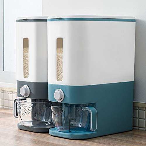 PEBLANA Moisture-Proof Insect-Proof Storage Bucket - Blue, 12kg