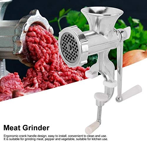 EECOO Manual Meat Chopper, Stainless Steel Meat Chopper, Home Manual Meat Chopper, Sausage Pusher, Sausage Mincer Accessory for Sausages, Meats