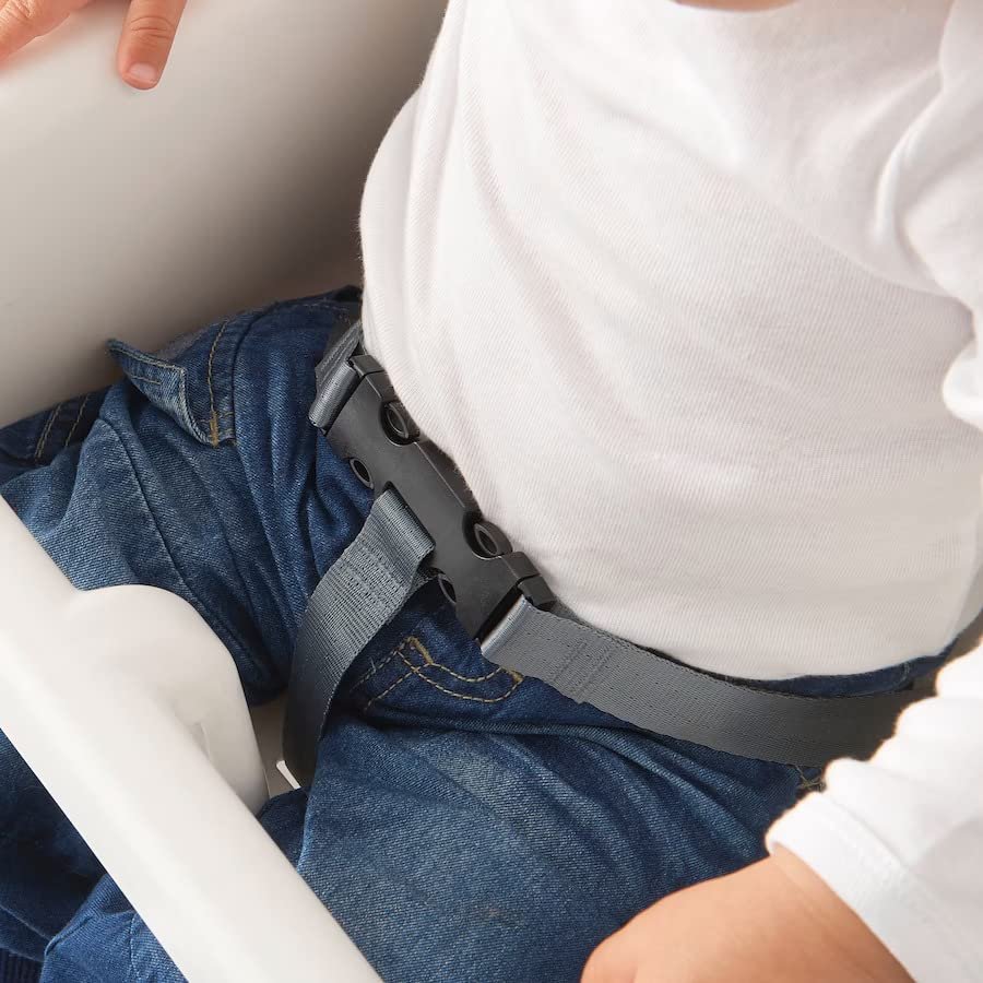 ProudCo. - Baby High Chair with Tray - White - Ultra Modern - Minimalist - Baby Periquay - Compact 90 cm Height