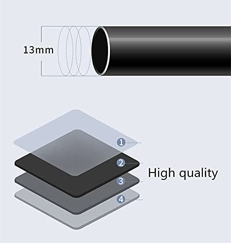 SHOWAY Coat Rack Shoe Rack, Storage Shelf With 4-Tier Shoe Organize,Clothes Rack With 8 Hooks Hanging, Entryway Hall Trees Hanging And Storage(Black), 30621Nu-P