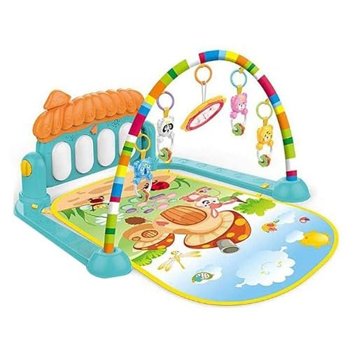 Piano fitness rack mattress for baby with toys