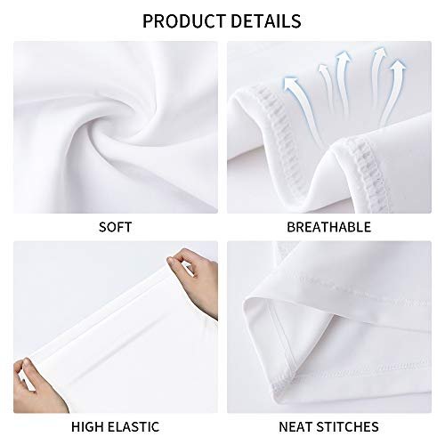 GSKS Mens Body Shaper Compression Tank Top Slimming Shapewear Abdomen Undershirt, Style A-white, L