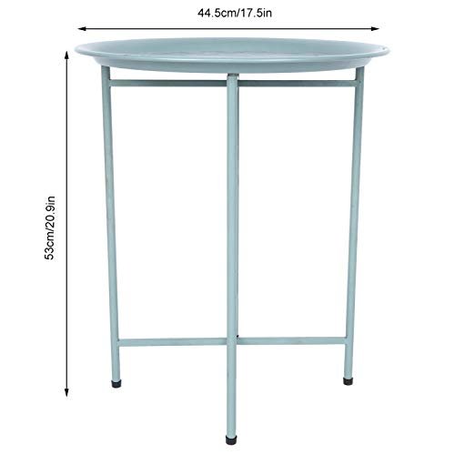 End Table Metal Coffee Table Household Modern Metal Coffee Tea Table Round Side Tables for Living Room Office Use