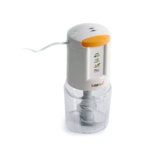 Koolen Food Chopper, 300W, 500ml Capacity, White and Orange