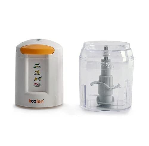 Koolen Food Chopper, 300W, 500ml Capacity, White and Orange