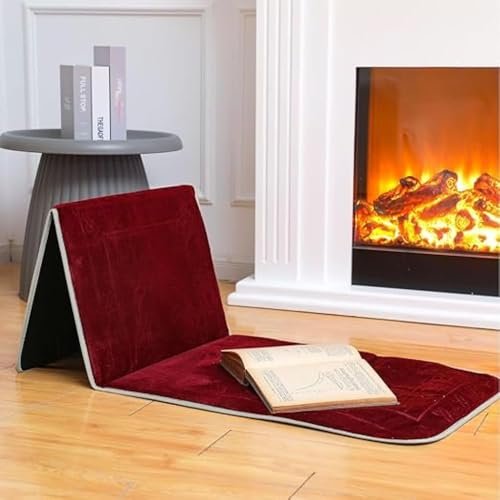 Luxury Foldable Prayer Mat with Backrest | Muslim Prayer Rug with Support for Comfort | Medical & Travel-Friendly Mat | Ideal Gift for Ramadan, Eid, Umrah, and Hajj (Mixed Colors)