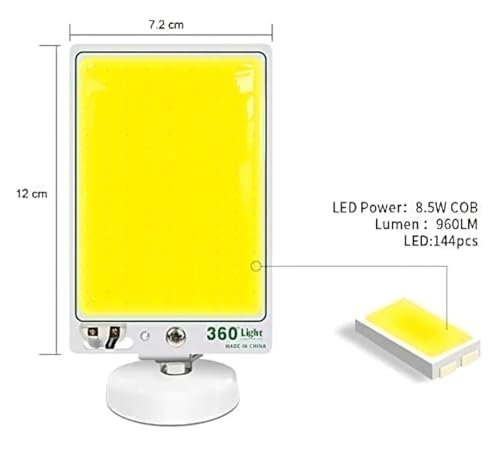 BUNCA 360 LED Emergency and Travel Light - Unparalleled Panoramic Lighting