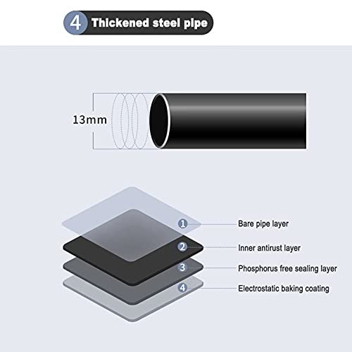 Coat Rack Shoe Bench, Entryway Coat Shoe Rack Organizer, 4-tier Shoe Bench with 8 Hooks Hanging, Storage Shelves, Multifunctional Hallway Furniture Organizer (black)