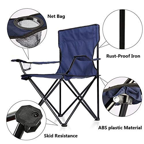 Camptrek Foldable Beach And Garden Chair, Blue, BCI-3706