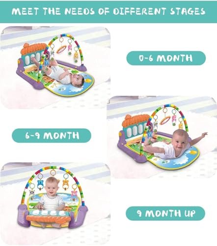 Dubkart New baby toy multifunctional early education music baby climbing mat Baby play mat Baby exercise gym Baby crawling mat brain baby activity mat