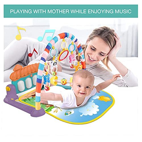 USP Baby Piano Fitness Playmat Newborn Educational Activity Play Gym Mat Toy Musical Activity Center
