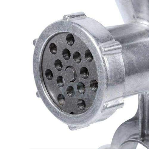 فرامة لحم يدوية من سبائك الألومنيوم – مفرمة لحم متعددة الوظائف لصنع البرجر والنقانق – مقاس 10