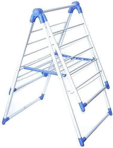bunca clothes drying rack with arms blue