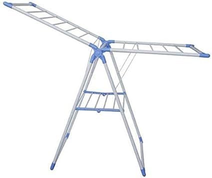 bunca clothes drying rack with arms blue