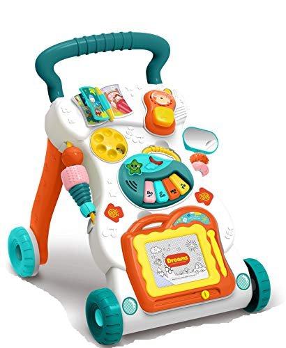 Mastela Little Angel Baby Walker With Light And MUSic, Multi-Colour