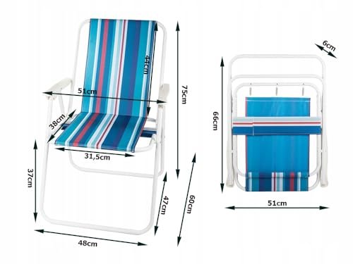 ALSafi-EST Camping And Trips Chair , Multi Color