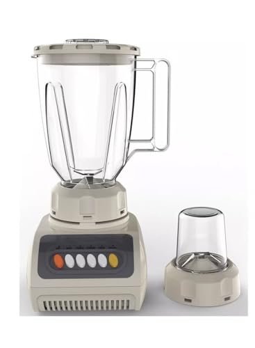 YM-999 Electric Blender, White, 1.5L, 350W, 4 Speeds, with Spice Grinder, for Fruits, Vegetables, Spices
