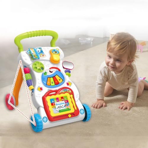 Hibobi Baby Sit-to-Stand Walker with Musical Play Table