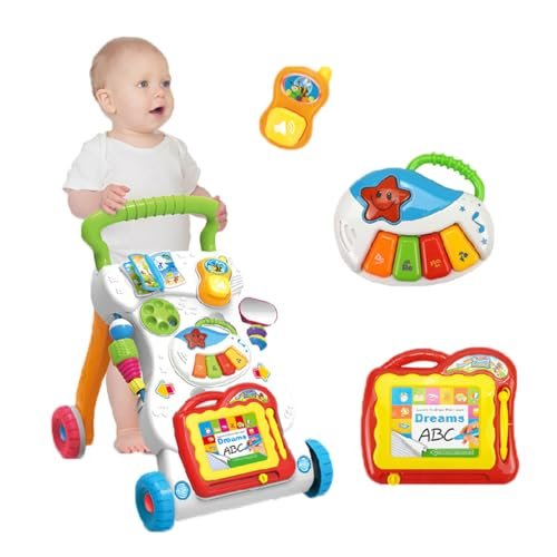Hibobi Baby Sit-to-Stand Walker with Musical Play Table