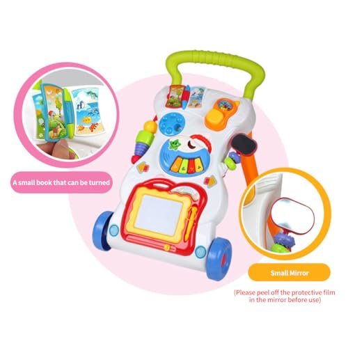 Hibobi Baby Sit-to-Stand Walker with Musical Play Table