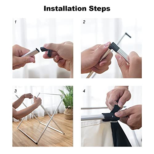 Eacam Oxford Fabric Dirty Clothes Storage Basket Laundry Basket Laundry Hamper Dirty Clothes Sorter Portable Foldable Folding Washing Bin