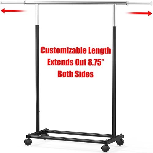 Simple Houseware Standard Rod Garment Rack