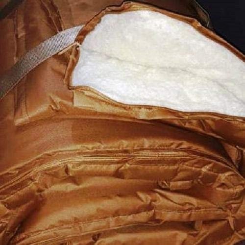 Other Fur Mummy Sleeping Bag, 180 cm x 100 cm, 3 kg, Easy to Maintain, 16 to 30°C, Adults, Unisex