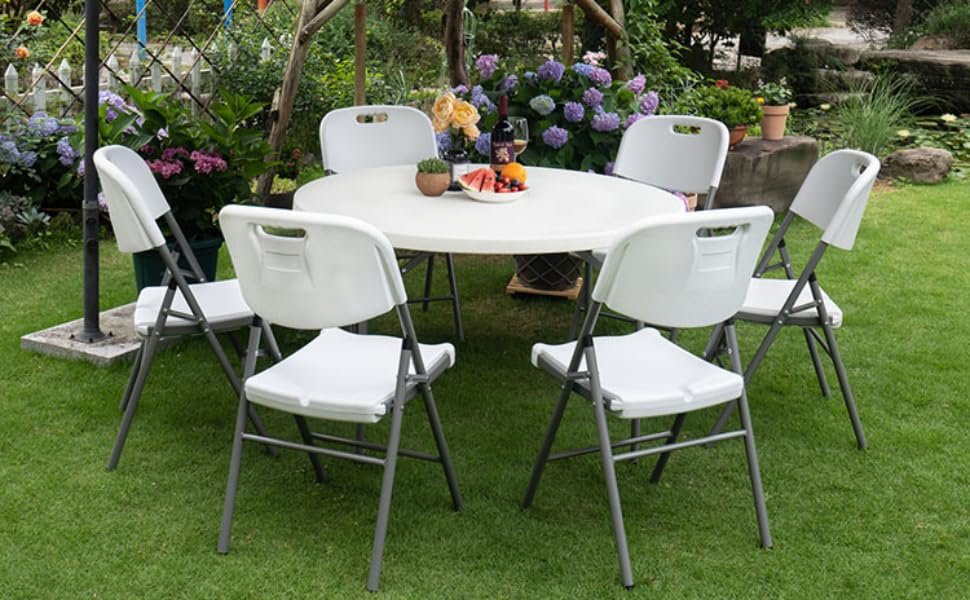 bunca Plastic Folding Picnic Chair