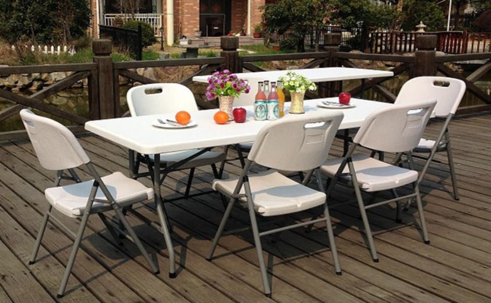 bunca Plastic Folding Picnic Chair