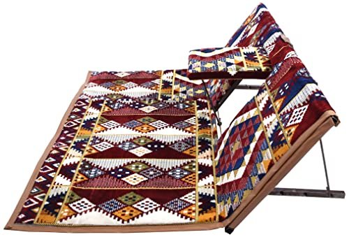 Floor mats with back for trips, camping and two people