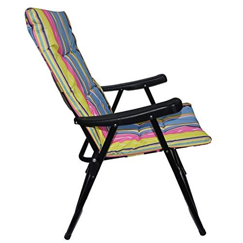 ME Foldable camping and trips chair with armrest Al015/D-multi-colors