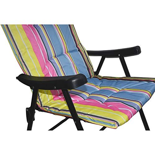 ME Foldable camping and trips chair with armrest Al015/D-multi-colors