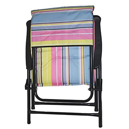ME Foldable camping and trips chair with armrest Al015/D-multi-colors