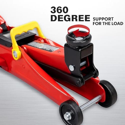 Toby's selling roadpower Hydraulic Trolley Jack Car Lift with Blow Molded Case, Hydraulic Trolley Service/Floor Jack, Fast Lift Service Jack 2 Ton (4,000 Lb)