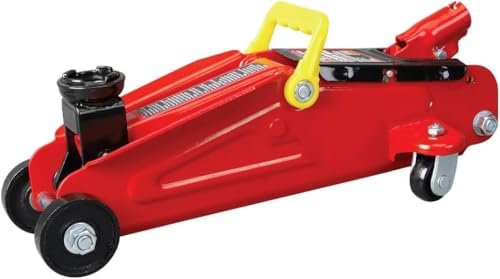 BIG RED T82002-BR Torin Hydraulic Trolley Service/Floor Jack, 2 Ton (4,000 lb) Capacity, Red