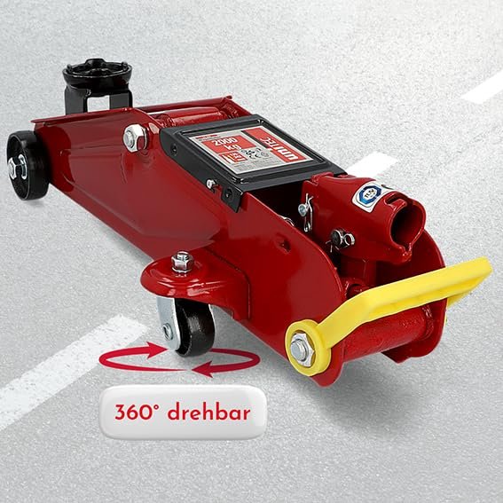 Unitec Hydraulic Trolley Jack 2 Tonne, 342 mm