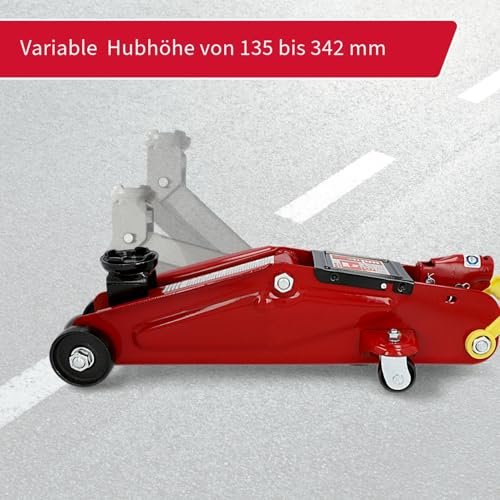 Unitec Hydraulic Trolley Jack 2 Tonne, 342 mm
