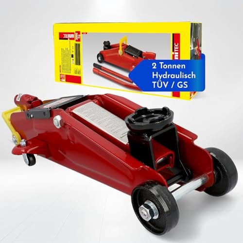 Unitec Hydraulic Trolley Jack 2 Tonne, 342 mm