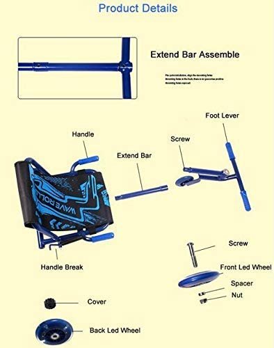 Wave Roller سكوتر ثلاثي العجلات لون زهري