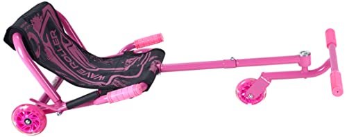 سكوتر زهري ثلاثي العجلات بمقعد بعجلات مضيئة