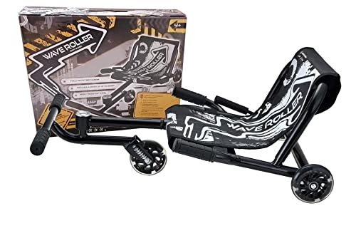 Wave Roller 3 Wheels Black - Toy & Joy