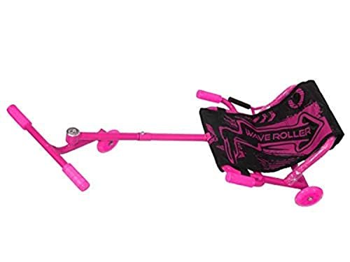 Wave Roller scooter 3 wheels with seat, wheels luminous - Pink