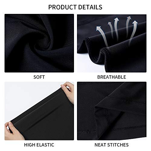 GSKS Mens Body Shaper Compression Tank Top Slimming Shapewear Abdomen Undershirt, Style A-black, 3XL